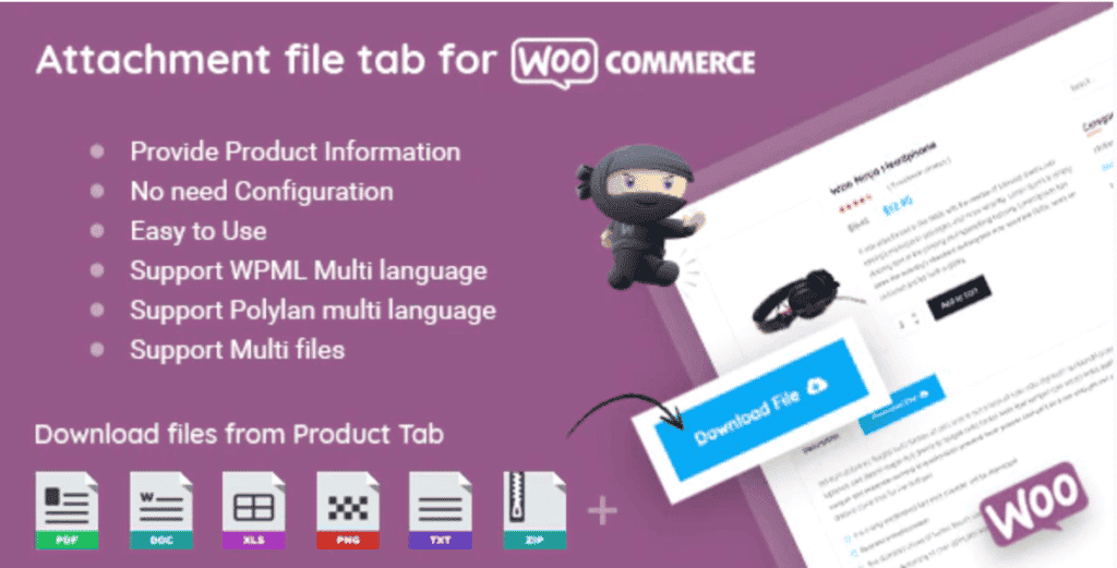 WooCommerce Product Files Tab