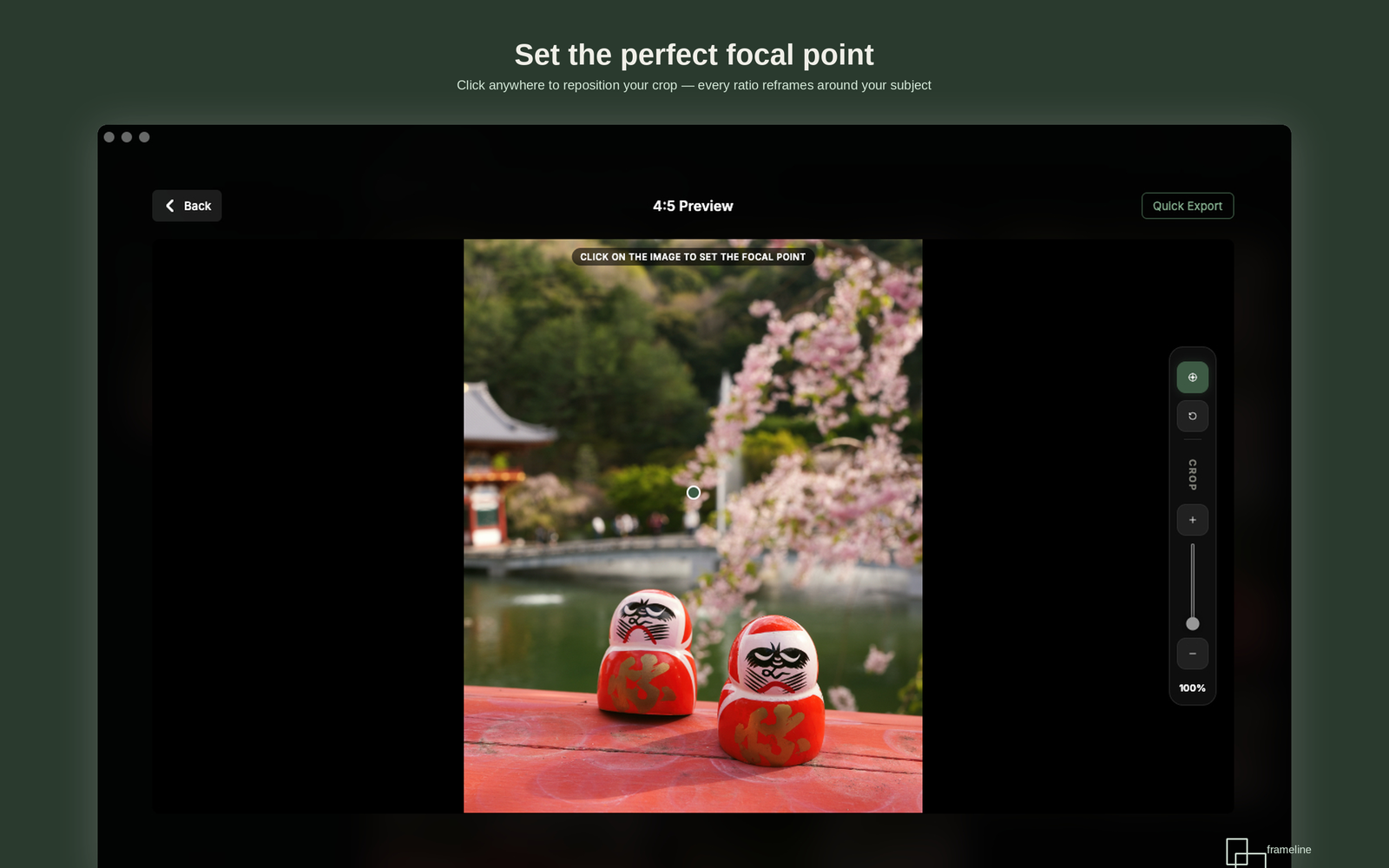 Frameline 2 Frameline focal point editor